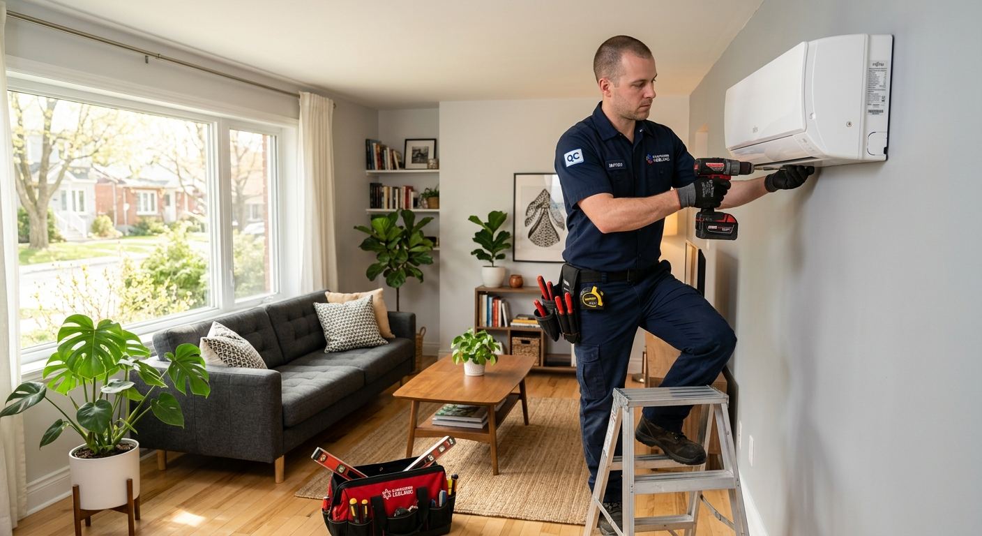 Technicien certifié thermopompe à Montcalm