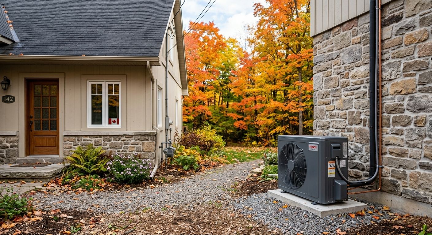 Installation thermopompe air-air à Sutton