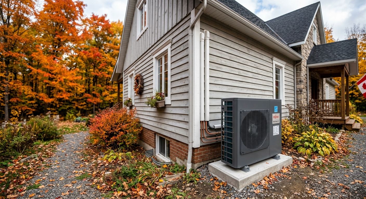 Installation thermopompe air-air à Waterloo